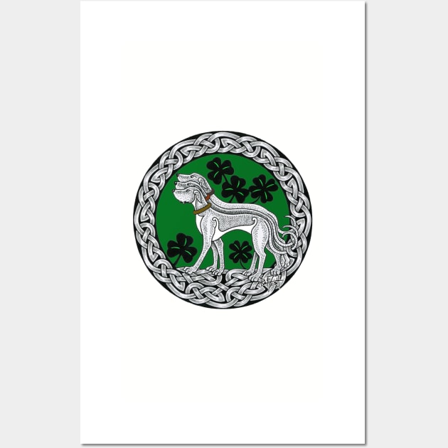 Triple Celtic Irish Wolfhound Ring Wall Art by patfish